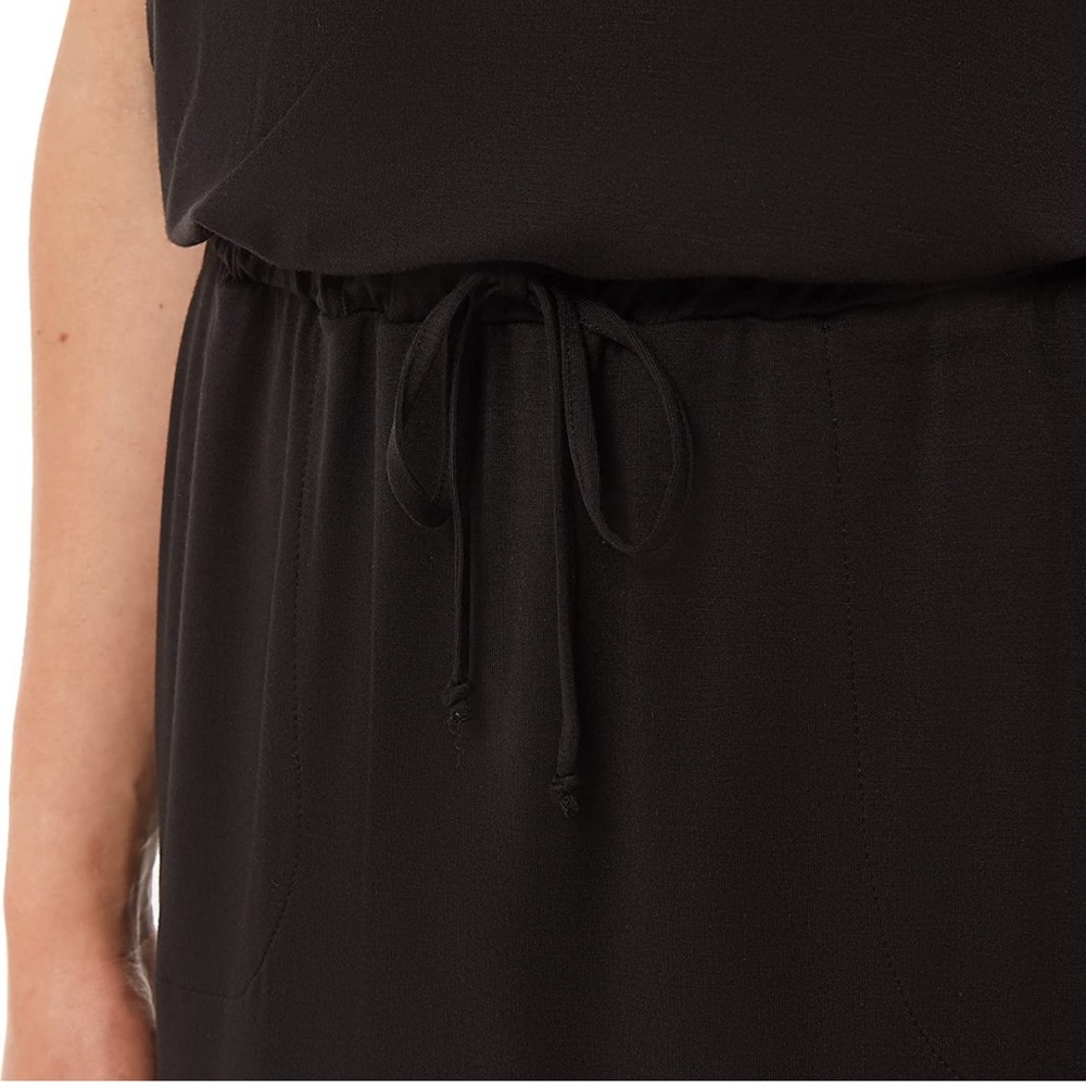 32 Degrees Cool Women's Short Sleeve Comfy Draw String Waist Lux Dress - Picture 4 of 5